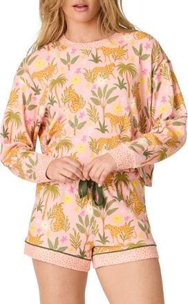 PJ Salvage In the Jungle Pajamas in Blossom at Nordstrom, Size X-Small