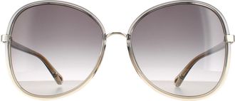 Chloé Fashion Grey to Brown Crystal Fade and Gold Grey Gradient CH0030S Franky