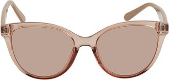 Ferragamo Salvatore Ferragamo Beige Cat Eye Ladies Sunglasses SF1073S 278 54