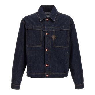 Casablanca Jassen, Heren, Blauw, M, Katoen, Jassen