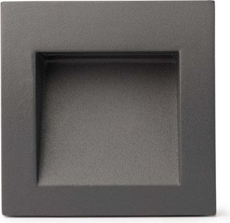 Faro Barcelona Sedna-1 Empotrable De Pared Gris Oscuro 70146