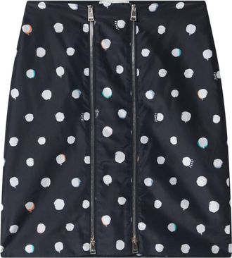 Fendi Short Skirts, female, Black, Size: 2XS Falena Dots Skirt