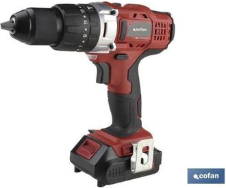 cofan Cofan Taladro Percutor A Bater&iacute;a Li-ion 20 V 1300 Rpm 35 Nm, Taladro Percutor Y Atornillador De 2 Velocidades, Con 16 Posiciones De Apriete, Control V