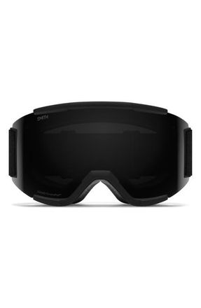 Smith Squad 203mm ChromaPop Snow Goggles in Blackout /Chromapop Sun Black at Nordstrom