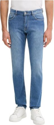 Trussardi Heren, Jeans, Blauw, Maat: W32 Katoen
