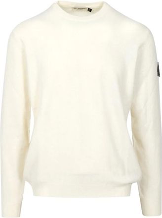 Roy Rogers 12 Gauge Trui met Ronde Hals - Heren - Ronde hals truien - Beige - XL - Wol - Truien & Vesten