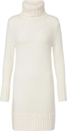 Moncler Knitted Kleedjes - Dames - Kleedjes - Wit - XS - Kleedjes