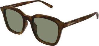 Saint Laurent Vierkante Zonnebril - unisex - Zonnebrillen - Bruin - 49 MM - Accessoires