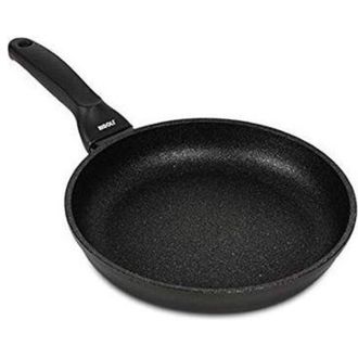 Risoli Risoli Black Plus - Padella antiaderente da 24 cm per cibi fritti e cotture ottimali
