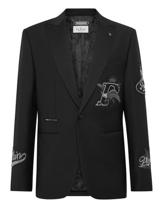 Philipp Plein Straight Regular Fit Blazer Beers Patches