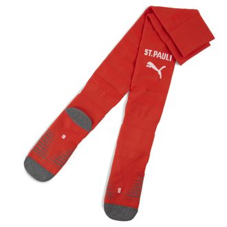 Puma Calzettoni FC St. Pauli 25/26 da uomo, Abbigliamento, Rosso, 35-38