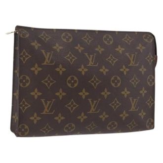 Louis Vuitton Pre-owned Clutches, female, Brown, Size: ONE SIZE Pre-owned Toiletry Pouch 26