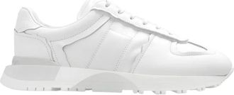 Maison Margiela 50/50 Runner Sneaker - Heren - Sneakers - Wit - 44 EU - Leer - Schoenen