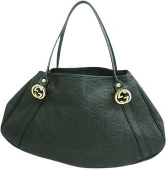 Gucci Pre-owned Shoulder Bags, female, Black, Size: ONE SIZE Pre-owned Vintage Shoulder Bag