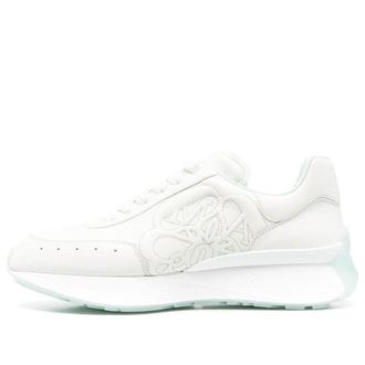 Alexander McQueen Sprint Runner White Green 705076WIC9F8931