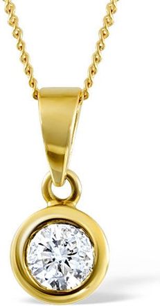 The Diamond Store Emily 18K Gold Diamond Pendant Necklace 0.25CT H/SI