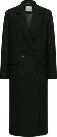 MY ESSENTIAL WARDROBE Frannie MW Jas - Dames - Mantel - Groen - 3XL - Wol - Jassen