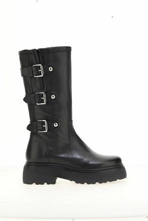 Mjus Bikerlaarzen in leer