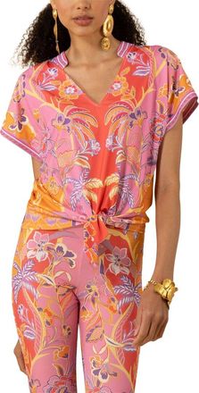 Hale Bob Jazmin Short Sleeve Knit Top