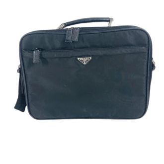 Prada Pre-owned Cross Body Bags, unisex, Blue, Size: ONE SIZE Pre-owned Vintage Nylon Shoulder Bag