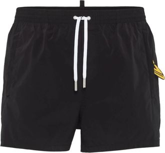 Dsquared2 Beachwear - Heren - Strandmode - Zwart - M - Badmode