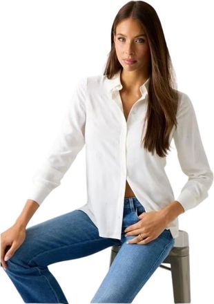 Guess Camicia con logo 4G - - Blouses & Shirts - Donna - Bianco - M