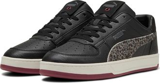 Puma Sneaker PUMA CAVEN 2.0 ANIMAL FLAIR, Damen, Gr. 37,5, schwarz-weiss (puma wei&szlig;, puma schwarz), Synthetik, mehrfarbig, Schuhe Sneaker
