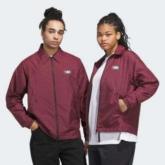 adidas Originals ADIDAS Originals Unisex Shmoofoil DT Coach Jacket - Burgundy - Size X-Small
