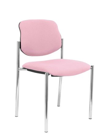 Piqueras y Crespo Pc Bali710 Silla De Oficina Polipiel Rosa 50 Cm