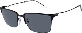 Emporio Armani EA2155 300187 Mens Sunglasses Black Size 58