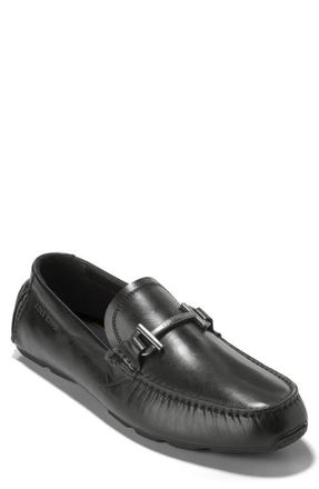Cole Haan Donohue Grand Bit Driving Shoe in Black /Black at Nordstrom, Size 11.5