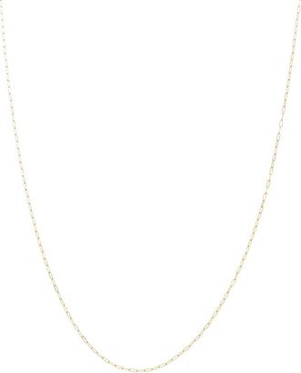 Italian Gold, Inc 10K 1.2Mm Solid Paperclip Necklace