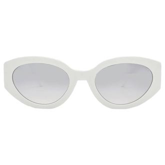 Marc Jacobs Grey Mirrorshade Silver Cat Eye Ladies Sunglasses MARC 694/G/S 0HYM/IC 54