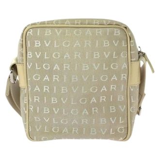 Bulgari Pre-owned Vintage Schoudertas - Dames - Pre-owned - Beige - Maat: ONE Size Leer