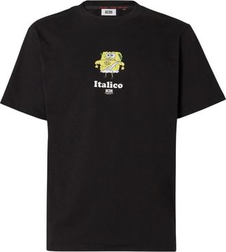 GCDS Grafisch T-shirt - Heren - T-shirts - Zwart - XL - Katoen - Tops