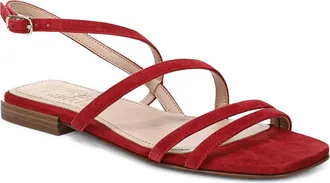 Naturalizer Nillie Ankle Strap Sandal in Hearts Flame Red at Nordstrom, Size 7.5