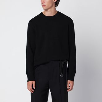 Soft Goat Black cashmere crew-neck sweater