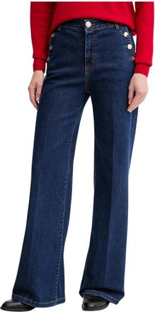 Fracomina Flared Jeans - Dames - Flared Jeans - Blauw - W26 - Katoen - Jeans