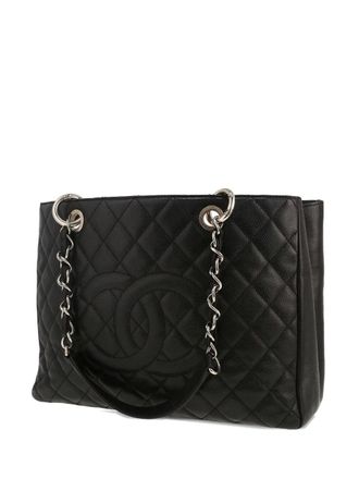 Chanel 2012 Shopping GST shoulder bag - women - Calf Leather - One Size - Black