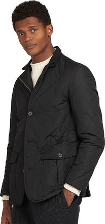 Barbour Barbour Quilted Lutz Mens Clothing Black : LG, Polyamide/Polyester