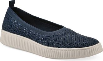 White Mountain Digs Slip-On Sneaker in Navy Fabric at Nordstrom Rack, Size 9.5