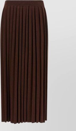 Fabiana Filippi cashmere silk virgin wool knitted pleated skirt