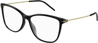 Gucci Cat-eye zonnebril - Dames - Brillen - Zwart - 53 MM - Accessoires