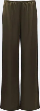 Leset Barb satin wide-leg pants