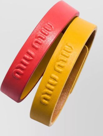 Miu Miu fashion jewelry miu soft embossed