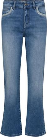 Mos Mosh Flared Jeans - Dames - Flared Jeans - Blauw - W29 - Denim - Jeans