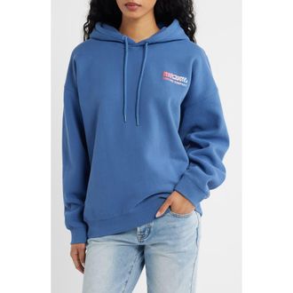 Rip Curl Surf Puff Print Graphic Hoodie in Navy/red at Nordstrom, Size Xx-Small
