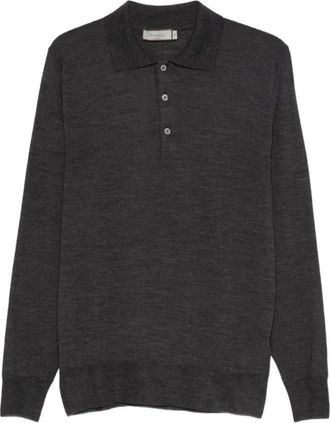 Canali Round-neck Truien - Heren - Ronde hals truien - Grijs - 3XL - Truien & Vesten