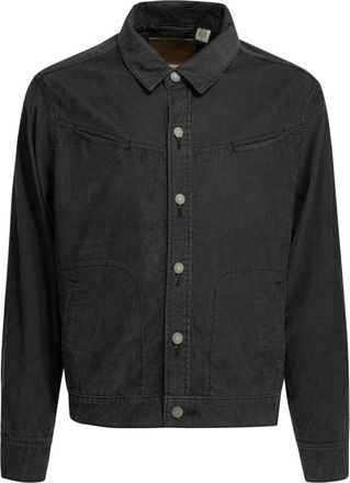 Levi's Market Miners Corduroy Trucker Jacket - Heren - Zomerjassen - Zwart - XL - Katoen - Jassen