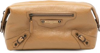 Balenciaga Tweedelige Lamsleer Motocross Classic Toilettas